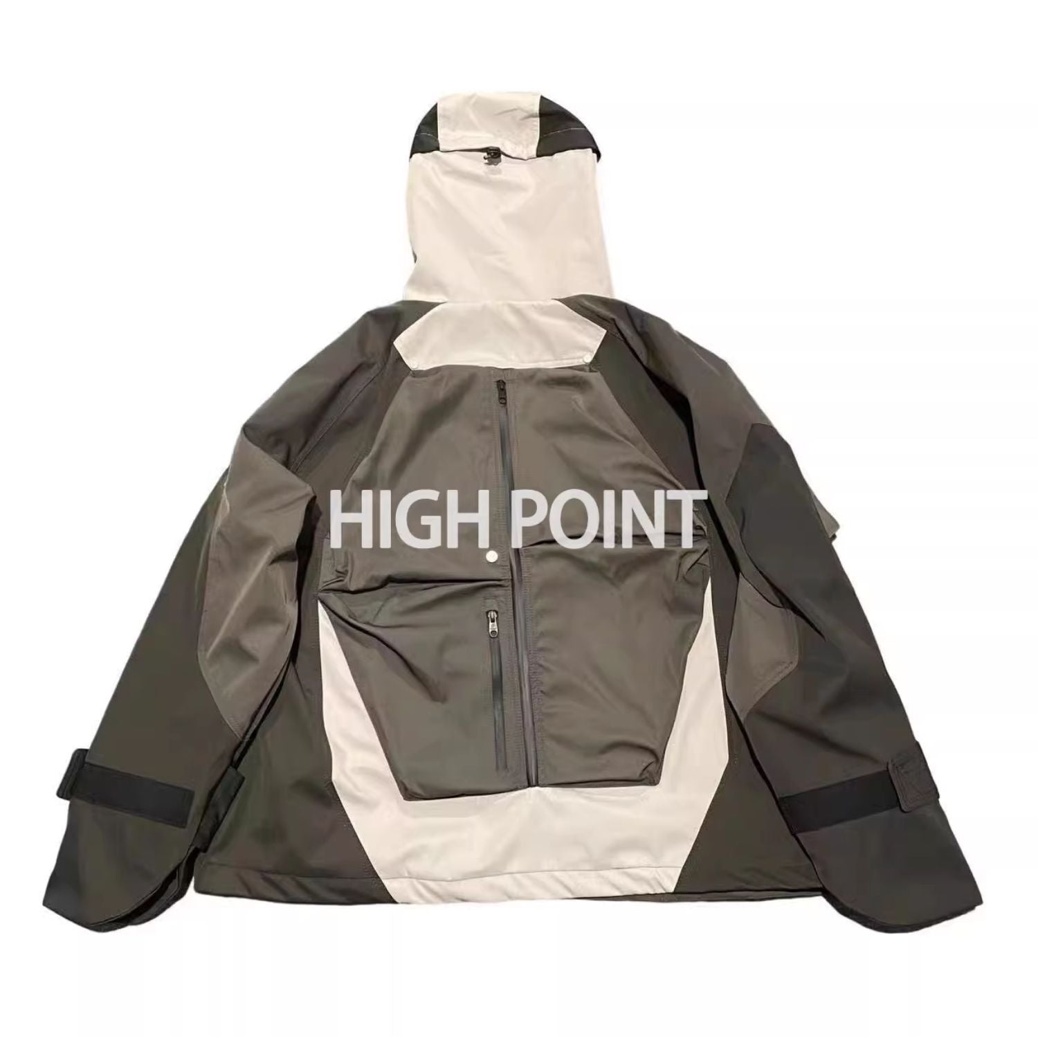 Undermycar 22FW Gray White Armor Outdoor Assault Jacket Hardshell Outerwear