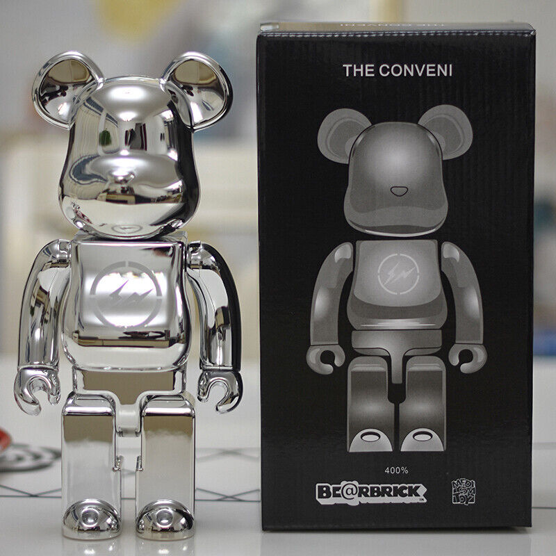 BE@RBRICK 400% Plated Building Block Violent Bear Astro Boy Fortune God Figure