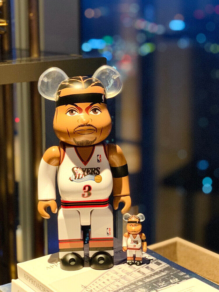 BE@RBRICK 400% Kobe Bryant Jordon James NBA Building Block Violent Bear Figures