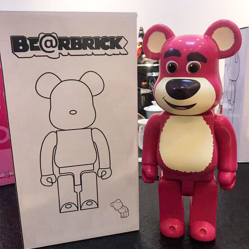 BE@RBRICK 400% KAWS Plated Building Block Violent Bear Collectible Figure Gift