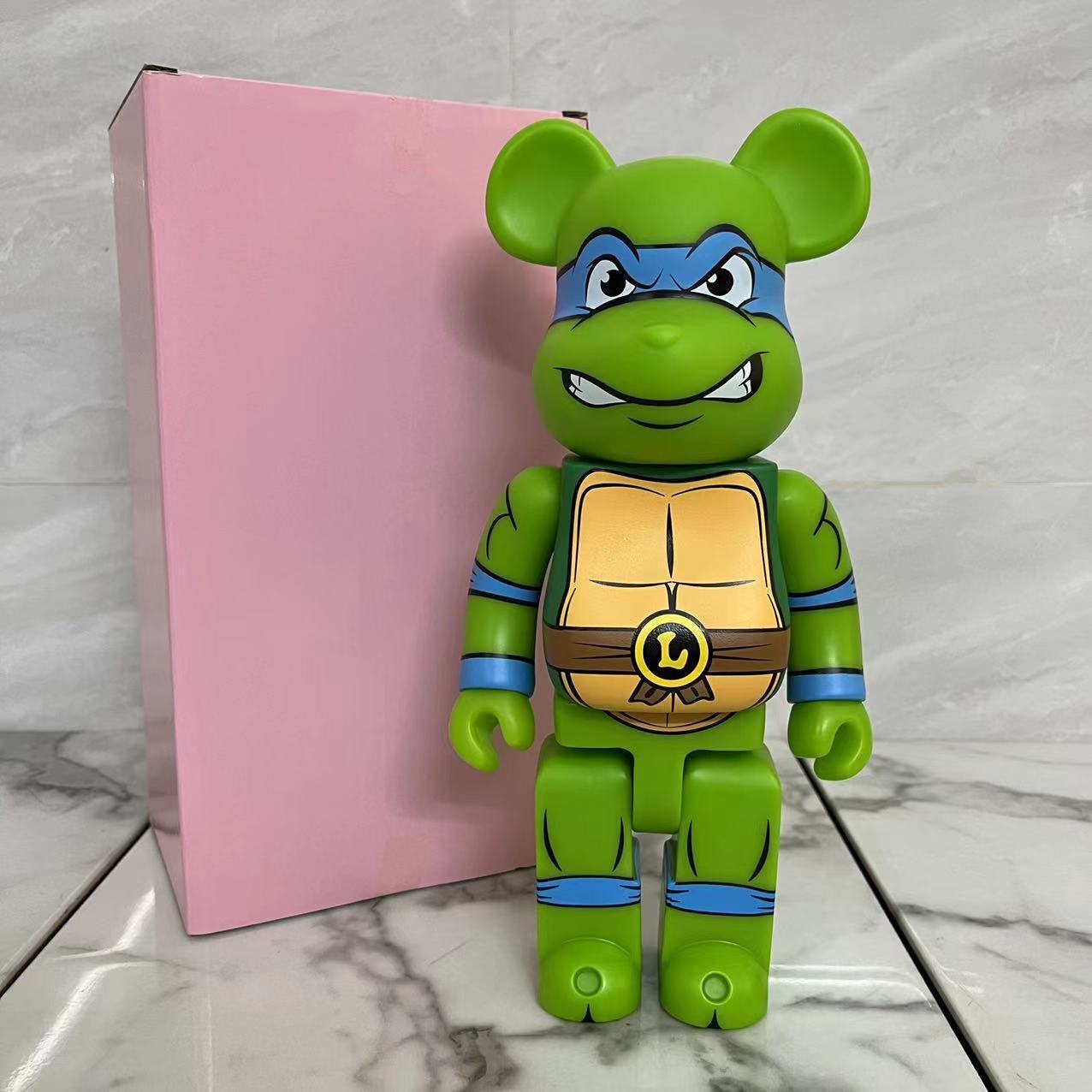 BE@RBRICK 400% Ninja Turtle Building Block Violent Bear Collectible Figure Gift