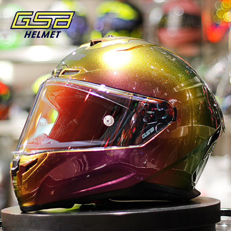 GSB Motorcycle Helmet: Full-Face Fully Covered Sun Protection Clearance Sale.