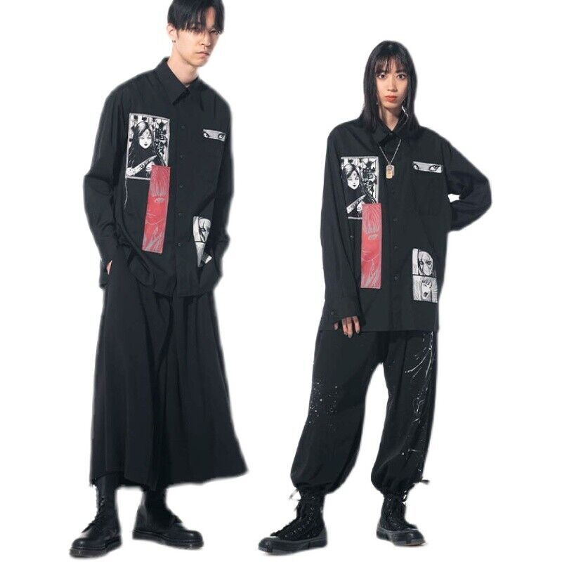 Self-Made Yohji Yamamoto SYTE 21ss X Ito Junji Manga Tomie Long Sleeve Shirt