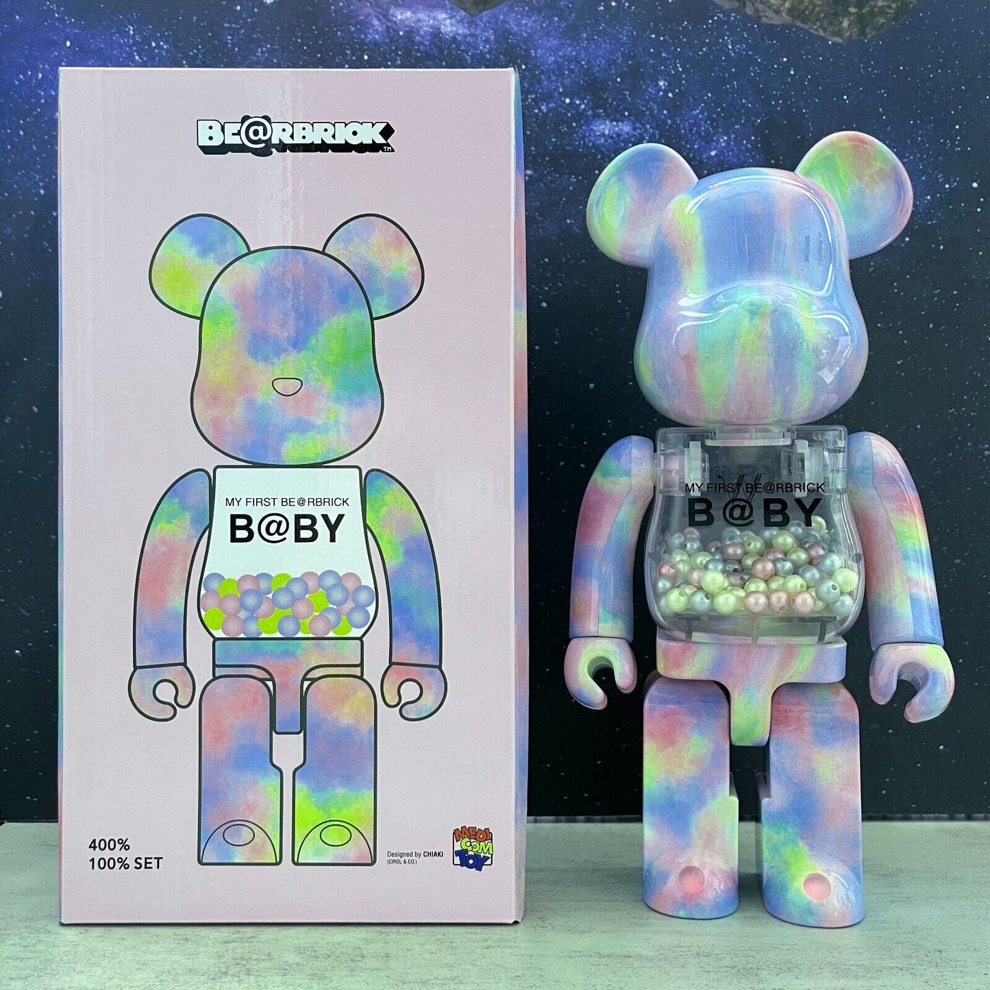 BE@RBRICK 400% Wolf X Goat Building Block Violent Bear Collectible Figure Gift