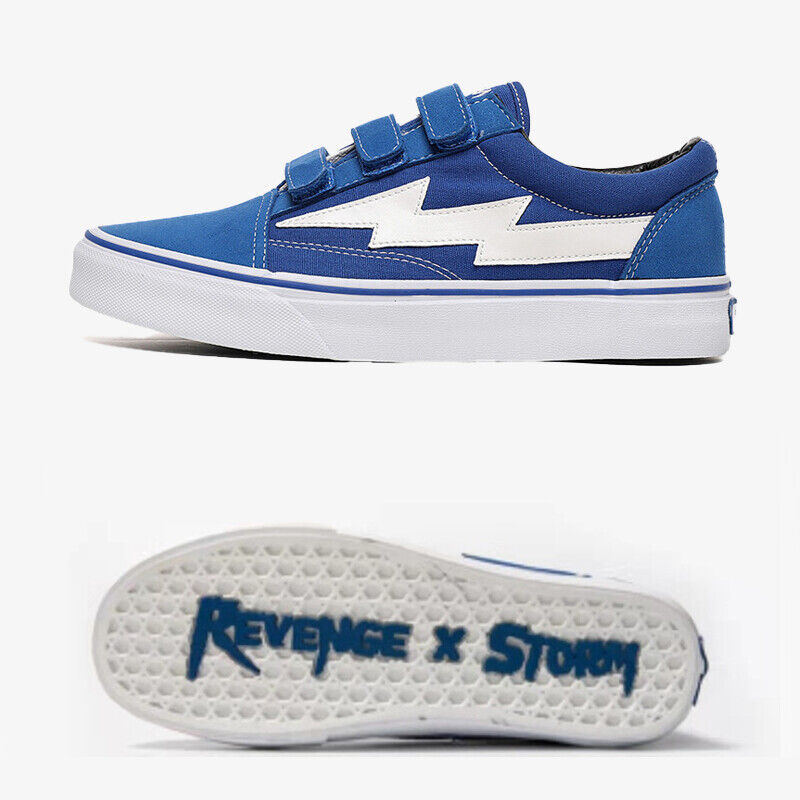 Revenge x Storm Lightning Skateboard Shoes Low-Top Canvas Shoes /Vengeful Storm