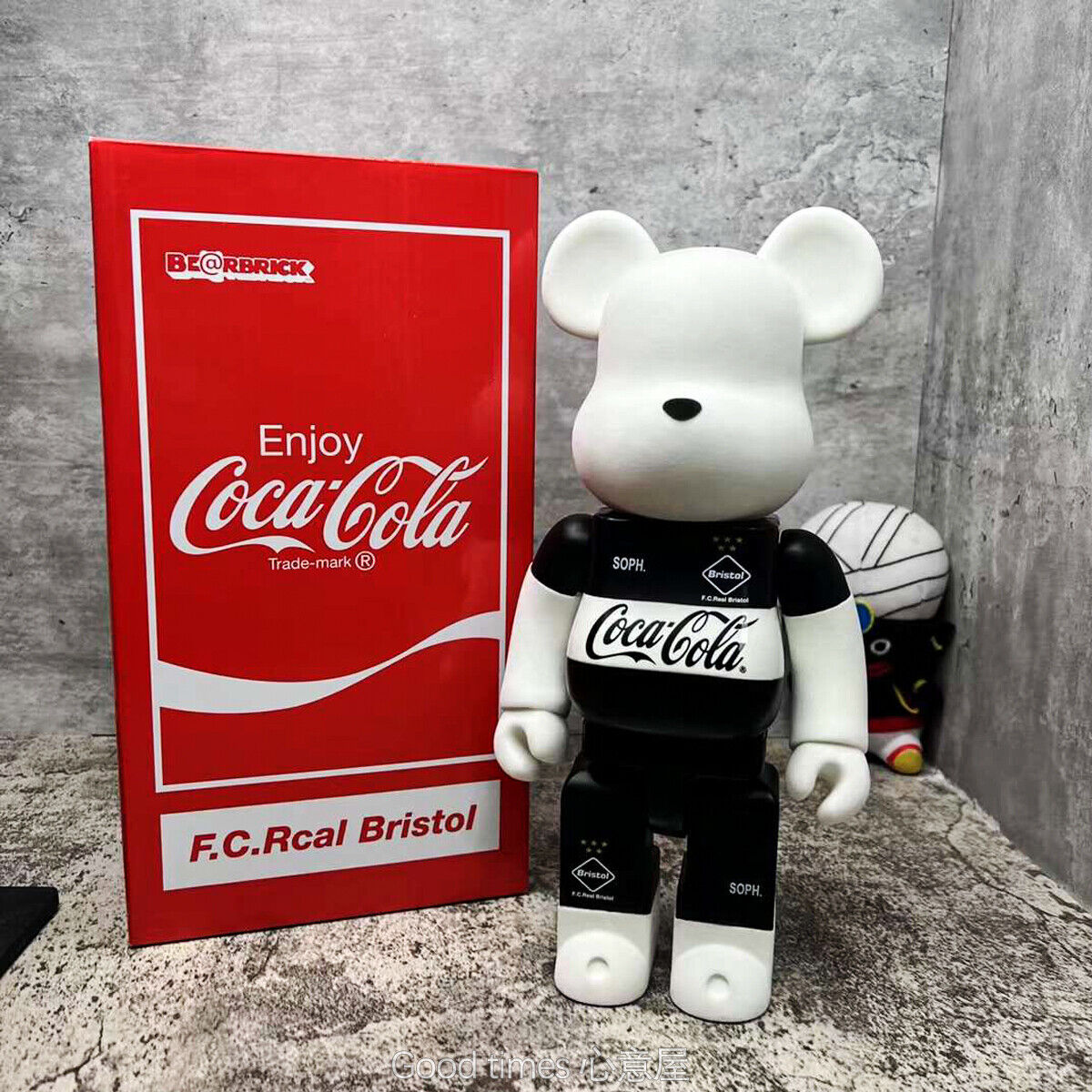 BE@RBRICK 400% Ted Plated Building Block Violent Bear Collectible Figure Gift