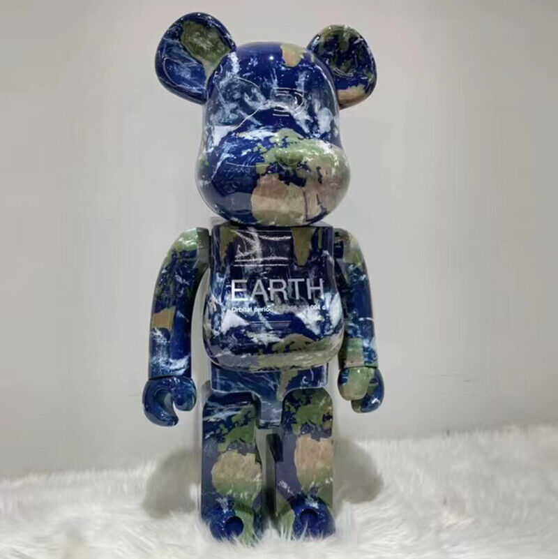 BE@RBRICK 400% Plated Building Block Violent Bear Punk /Collectible Figure Gift