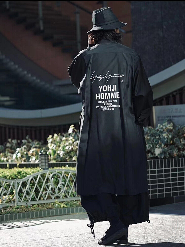 Self-Made Yohji Yamamoto Coat Trench Coat Shirt Paris Runway Limited Edition