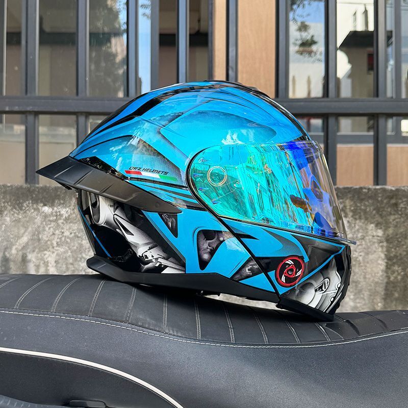 Dark-Knight / 3C DOT Full Face Dual Visors Unisex Bluetooth Motorcycle Helmet