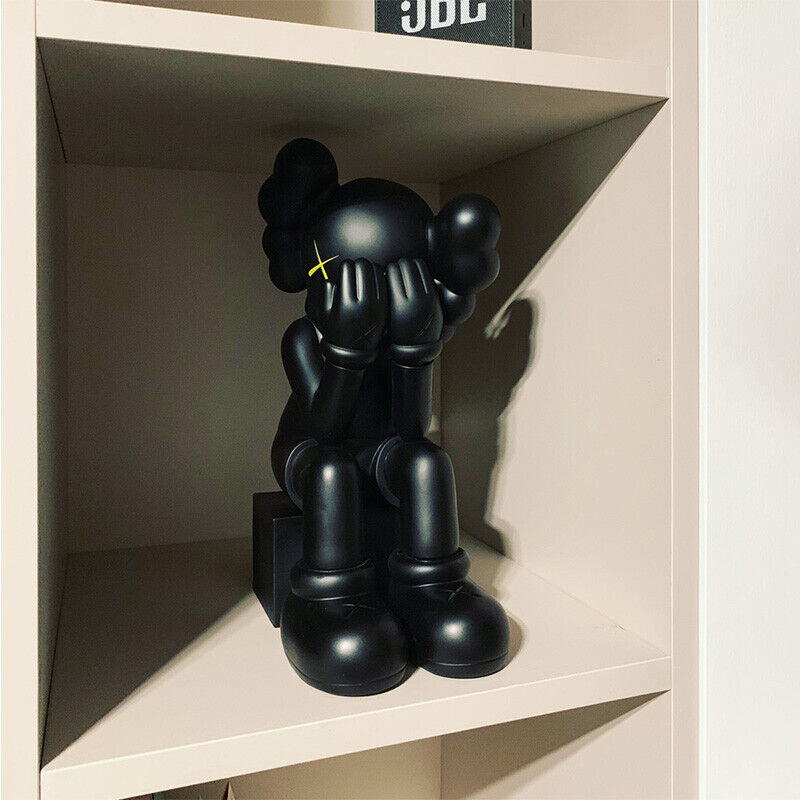 KAWS Figurine Collectible: Toy Handheld Ornament KAWS Covered Face Sesame Street