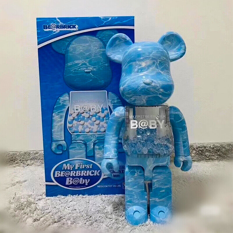 BE@RBRICK 400% Violent Bear Display: Building Block Bear/Ocean Figure Doll Gift