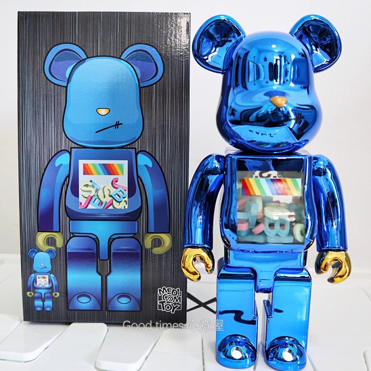 Bearbrick Violent Bear Plated Building Block Bear Figurine/LivingRoom Decor Gift