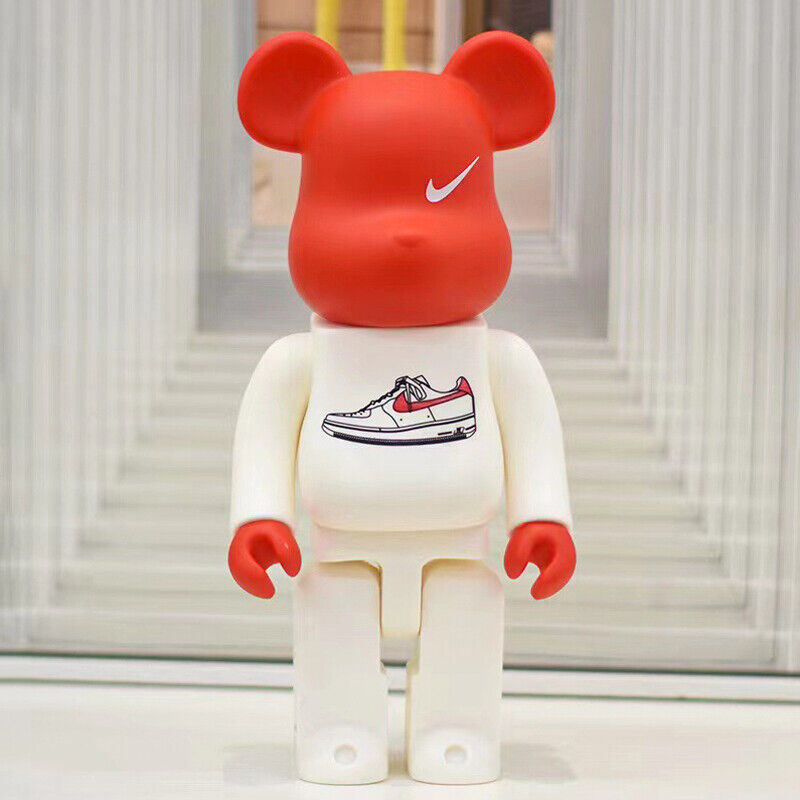 BE@RBRICK 400% KAWS Plated Building Block Violent Bear Collectible Figure Gift