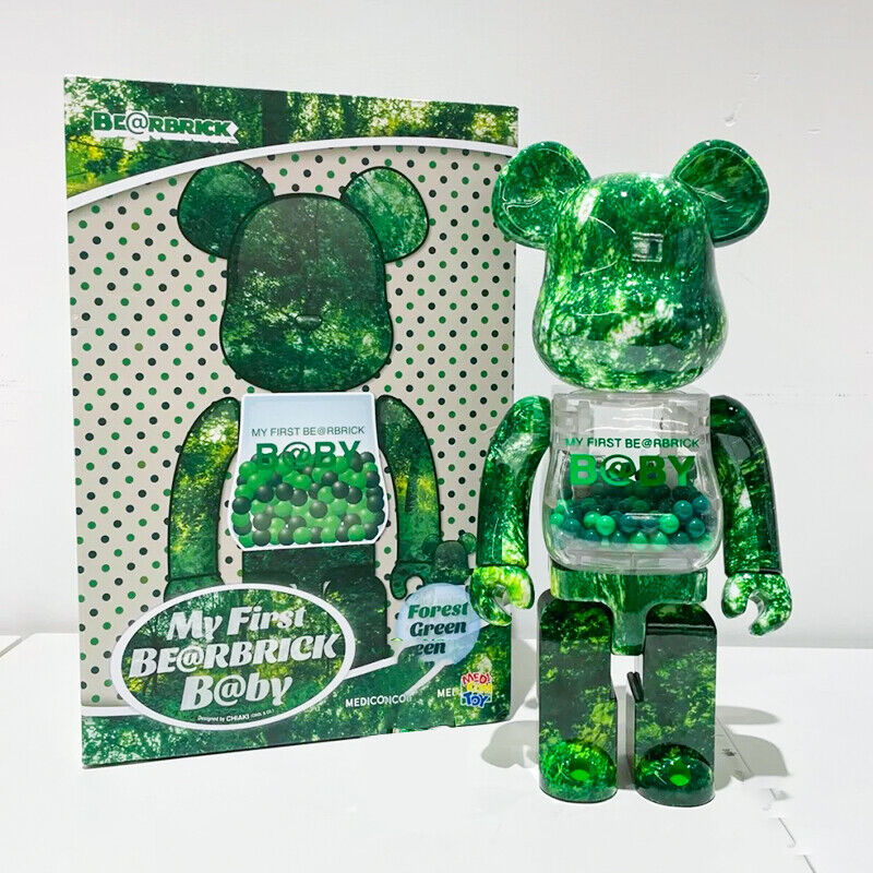 BE@RBRICK 400% Violent Bear X Superman Plated Building Block Bear  Figure Gift