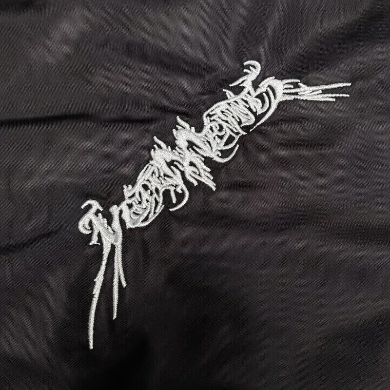 Self-Made VETEMENTS Embroidered Pentagram Magic Array Bomber Hooded Loose Jacket