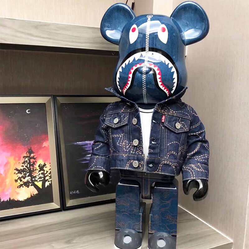 BE@RBRICK 400% Plated Building Block Violent Bear X KAWS/Collectible Figure Gift