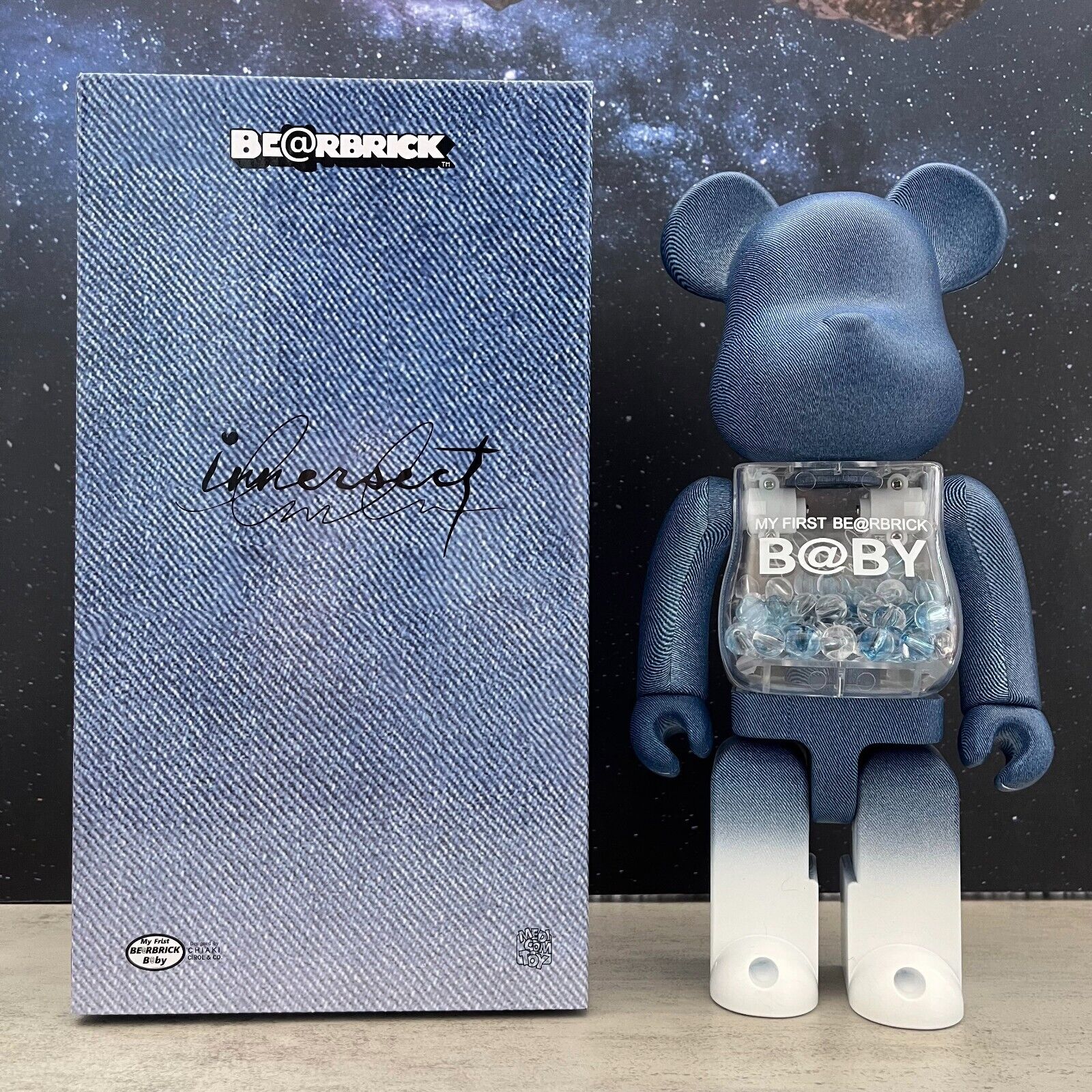 BE@RBRICK 400% Bape X Shark Building Block Violence Bear Collectible Toy Figure