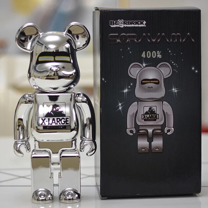 Bearbrick x NBHD x Bape 400% Collaboration Building Block Violent Bear Figurine