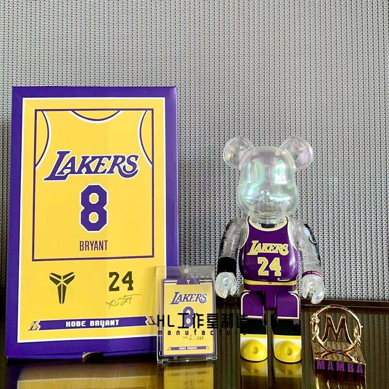 BE@RBRICK 400% Iverson Jordon James Kobe NBA Building Block Violent Bear Figures