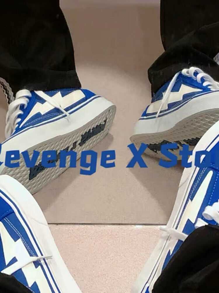 Revenge x Storm Lightning Skateboard Shoes Low-Top Canvas Shoes /Vengeful Storm