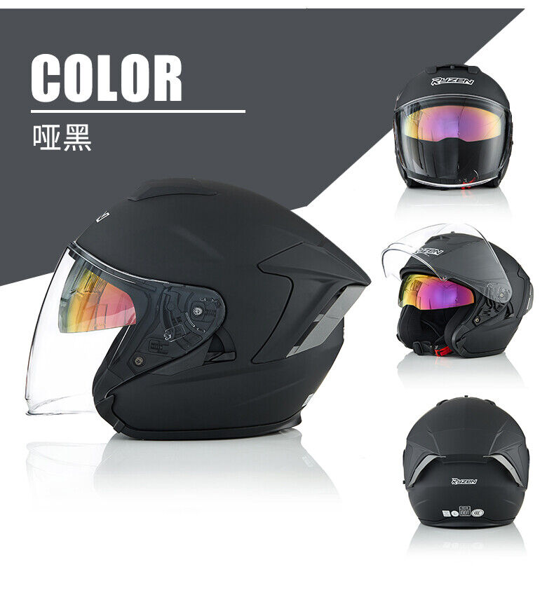 EVA EVANGELION-01 / Ryzen 3C DOT 3/4 Bluetooth / Motorcycle Helmet Dual Visors