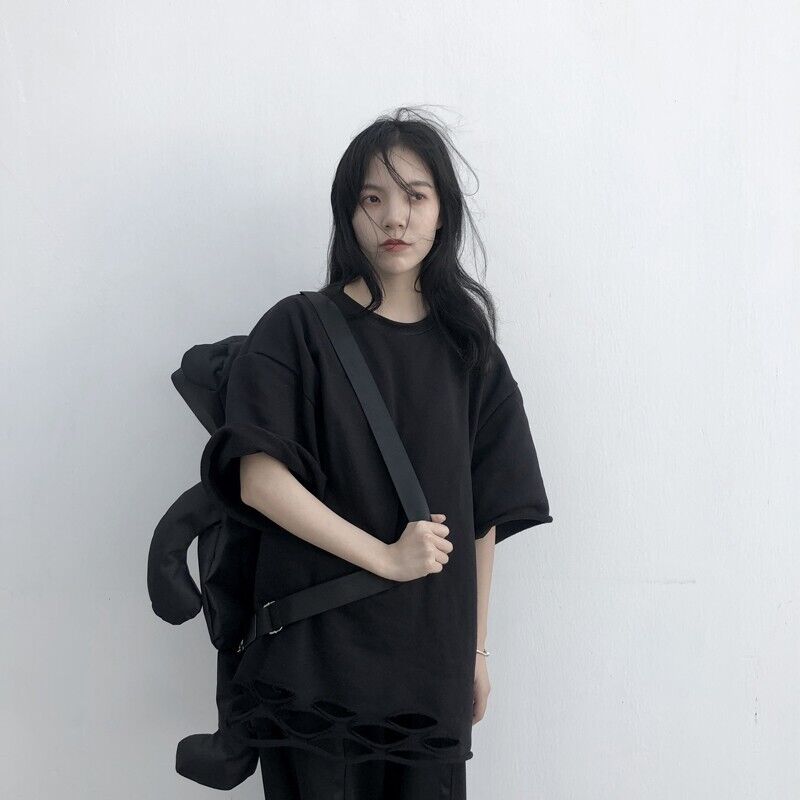 Mountain & Ground Original C*G Kawakubo 19ss Dark Bear Plush Bag: Crossbody Bag