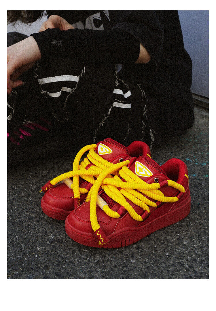 Cat &Sofa: Dirty Braids/Rotten Tomato Bread Shoes Skateboard Sporty Sneakers