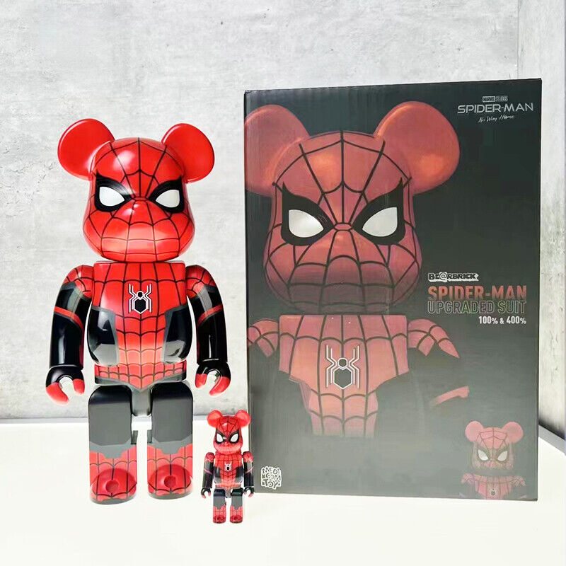 BE@RBRICK 400% Violent Bear X Mickey FRAGMENT  : Plated Building Block/Figure