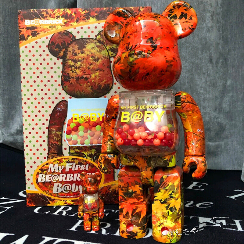 BE@RBRICK 400% Violent Bear X Superman Plated Building Block Bear  Figure Gift