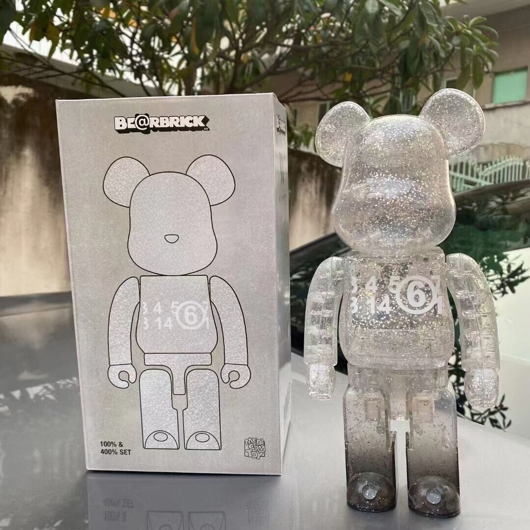 BE@RBRICK 400% Plated Building Block Violent Bear X Pokémon /Collectible Figure