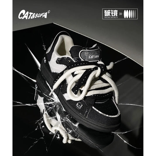 C-TUBE Original Breaking Mirro/ Unisex Casual Sport Skate Sneaker Shoes