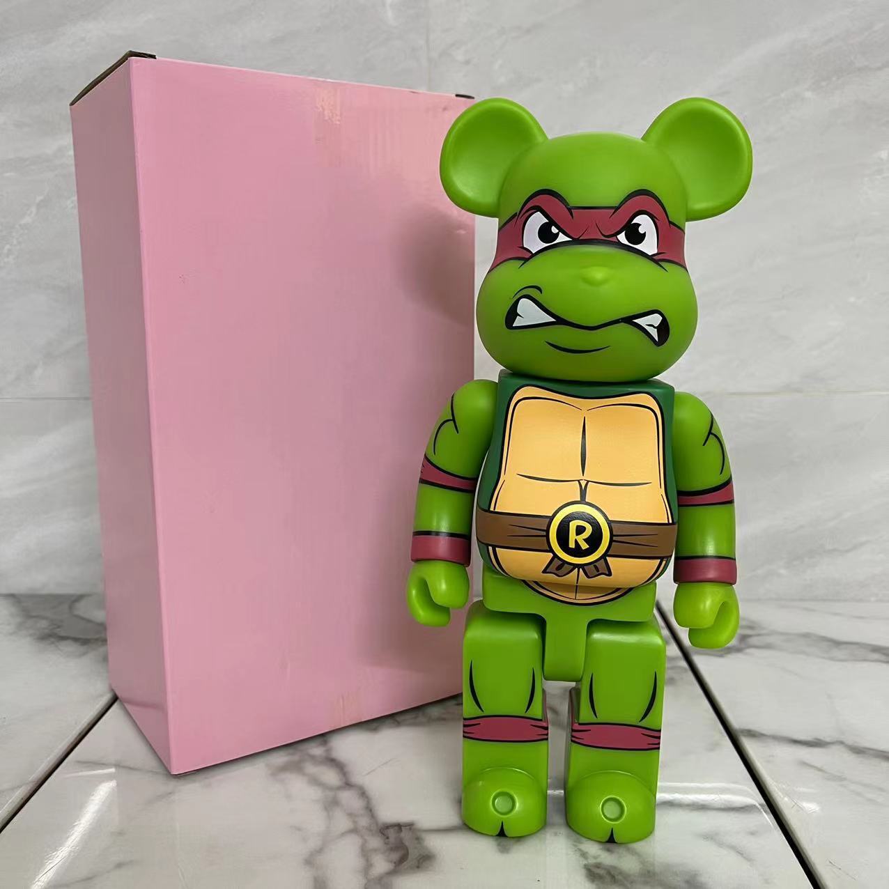 BE@RBRICK 400% Ninja Turtle Building Block Violent Bear Collectible Figure Gift