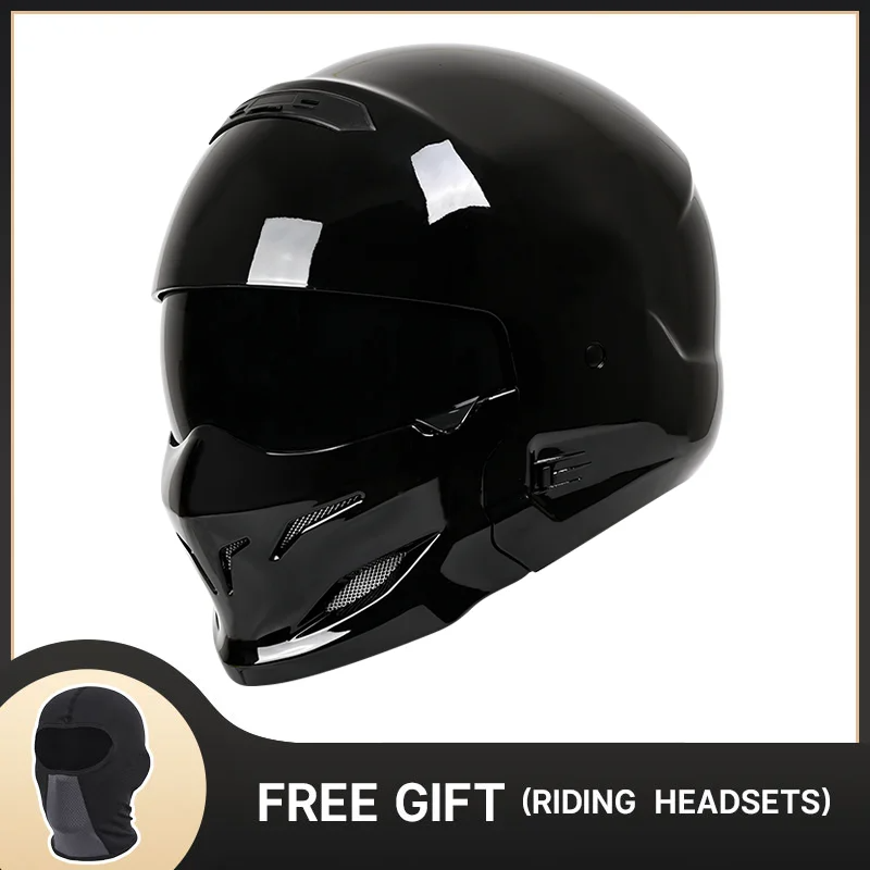 Battle Scorpion Motorcycle Full Face Helmet Harley Cruiser Bike Class A 3C DOT