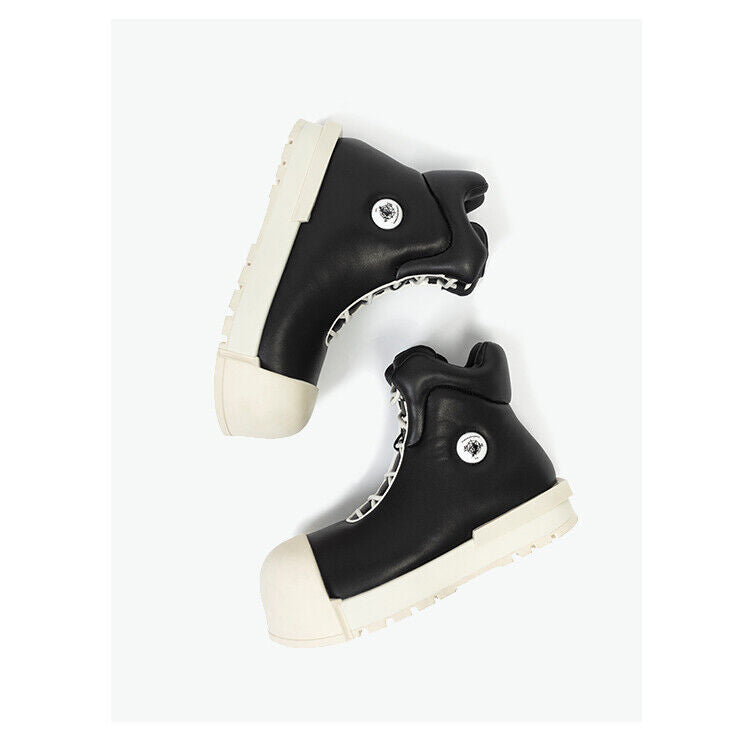 FVVO&ROCKSTA Limited Edition High-Top Thick Sole Boots: Elevated Soles Footwear