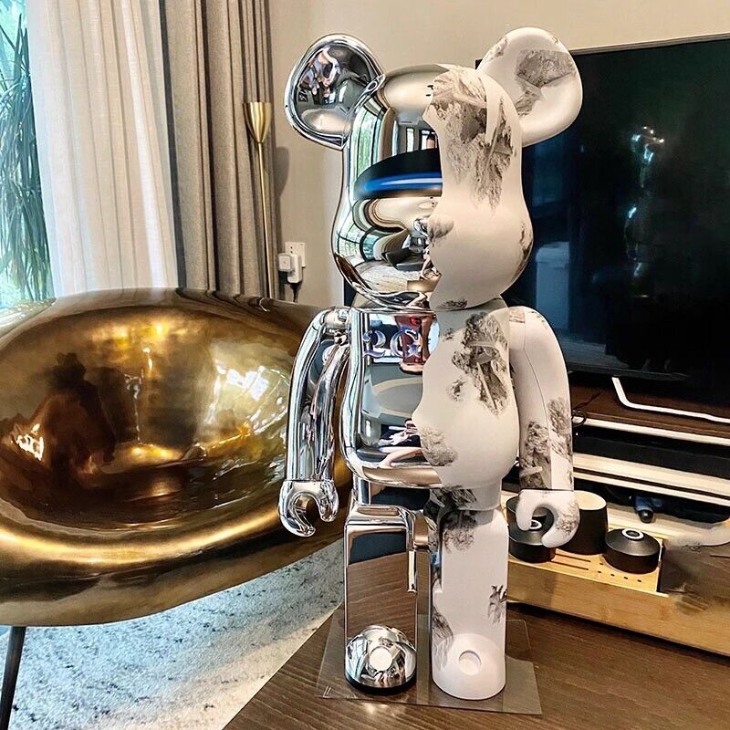 Bearbrick Violent Bear Plated Building Block Bear Figurine/LivingRoom Decor Gift