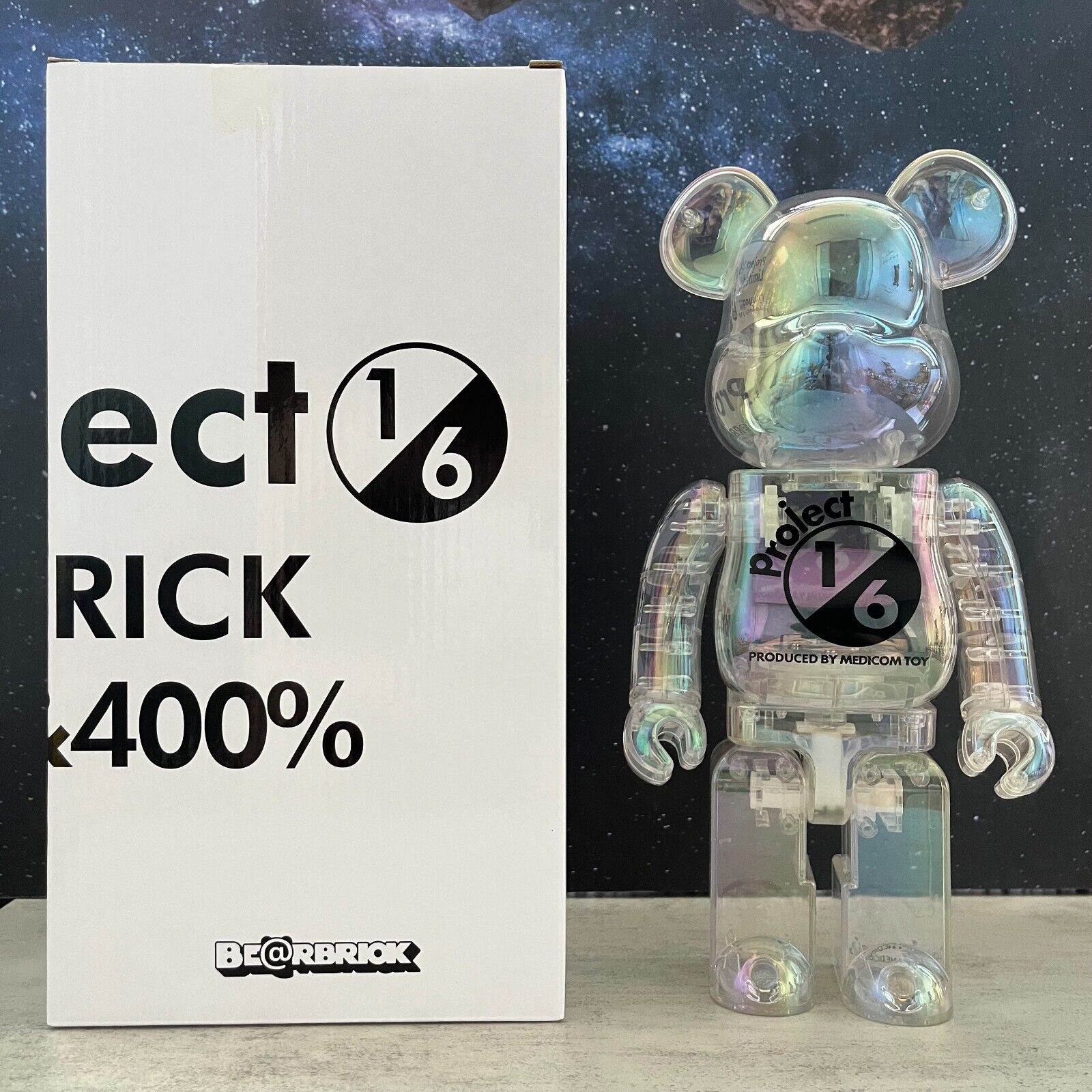 BE@RBRICK 400% Bape X Shark Building Block Violence Bear Collectible Toy Figure