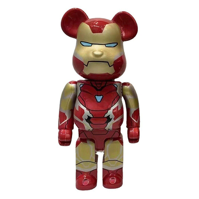 BE@RBRICK 400% Plated Building Block Violent Bear Punk /Collectible Figure Gift