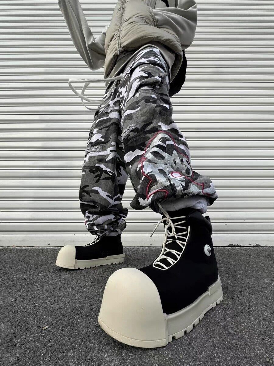 FVVO&ROCKSTA Limited Edition High-Top Thick Sole Boots: Elevated Soles Footwear