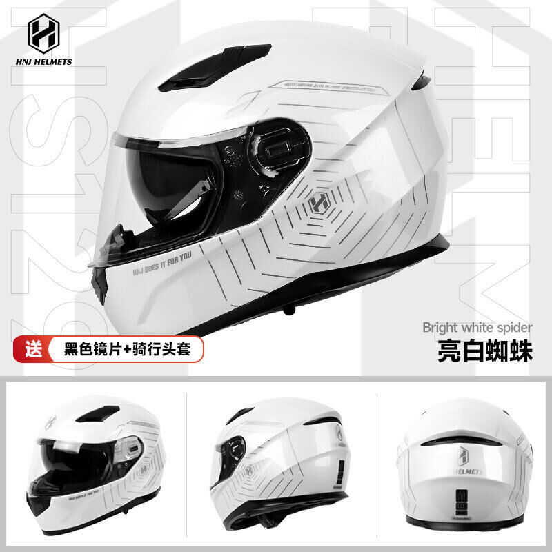 HNJ Motorcycle Helmet, Unisex/ All-Season Riding/ Bluetooth-Avaliable/3C DOT ECE