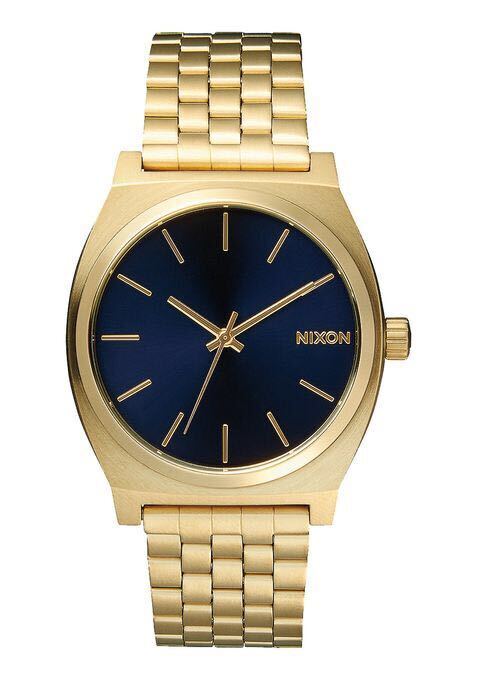 NIXON A045-511 Unisex Vintage Street Gold Watch 37mm Diameter 100m WaterProof