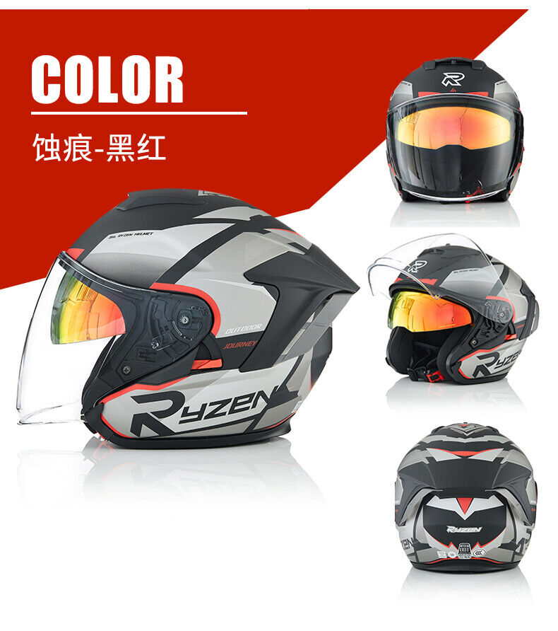 EVA EVANGELION-01 / Ryzen 3C DOT 3/4 Bluetooth / Motorcycle Helmet Dual Visors