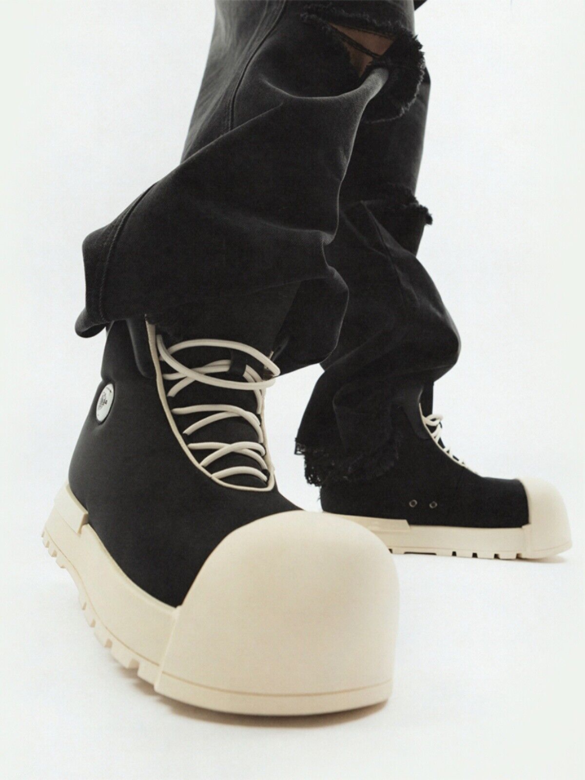 FVVO&ROCKSTA Limited Edition High-Top Thick Sole Boots: Elevated Soles Footwear