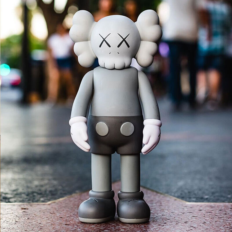 KAWS Figurine Collectible: Toy Handheld Ornament KAWS Covered Face Sesame Street