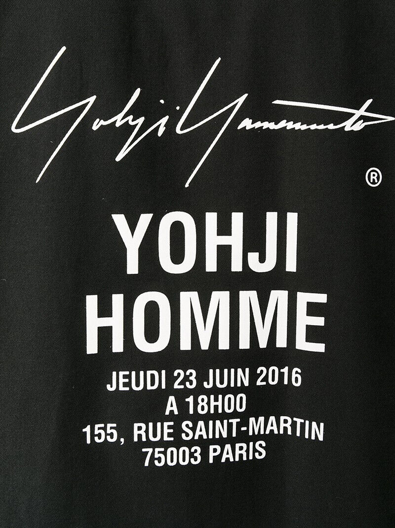 Self-Made Yohji Yamamoto Coat Trench Coat Shirt Paris Runway Limited Edition