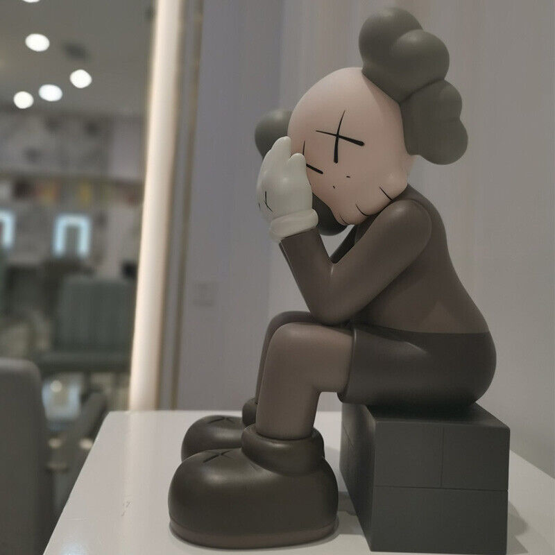 KAWS Figurine Collectible: Toy Handheld Ornament KAWS Covered Face Sesame Street