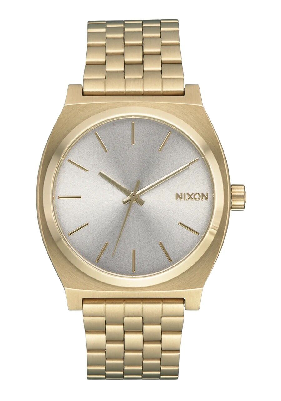 NIXON A045-511 Unisex Vintage Street Gold Watch 37mm Diameter 100m WaterProof