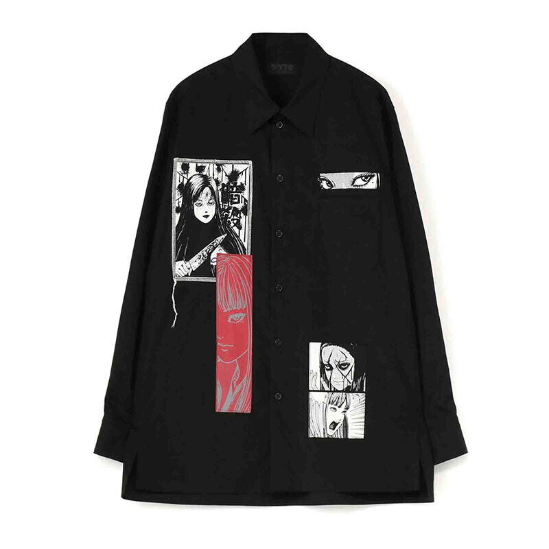 Self-Made Yohji Yamamoto SYTE 21ss X Ito Junji Manga Tomie Long Sleeve Shirt