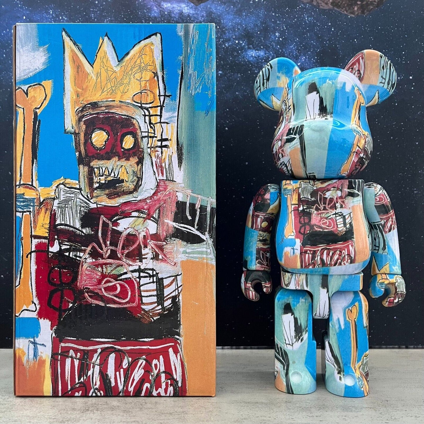 BE@RBRICK 400% Wolf X Goat Building Block Violent Bear Collectible Figure Gift