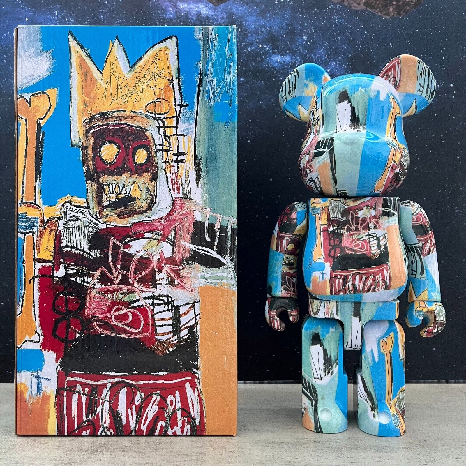 BE@RBRICK 400% Wolf X Goat Building Block Violent Bear Collectible Figure Gift