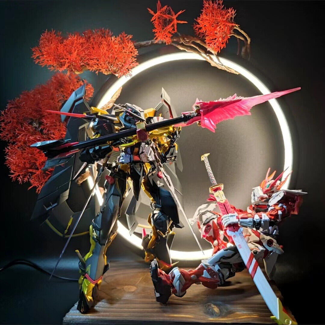 Gundam/OnePieces Showcase Lamp:USB-Powered/ Dimming/Striking Halo/Model Figure